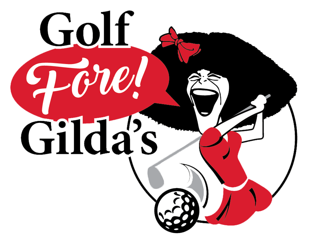 golf fore! gilda's logo